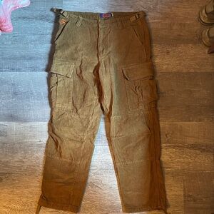 Empyre Brown Corduroy Cargo Pants